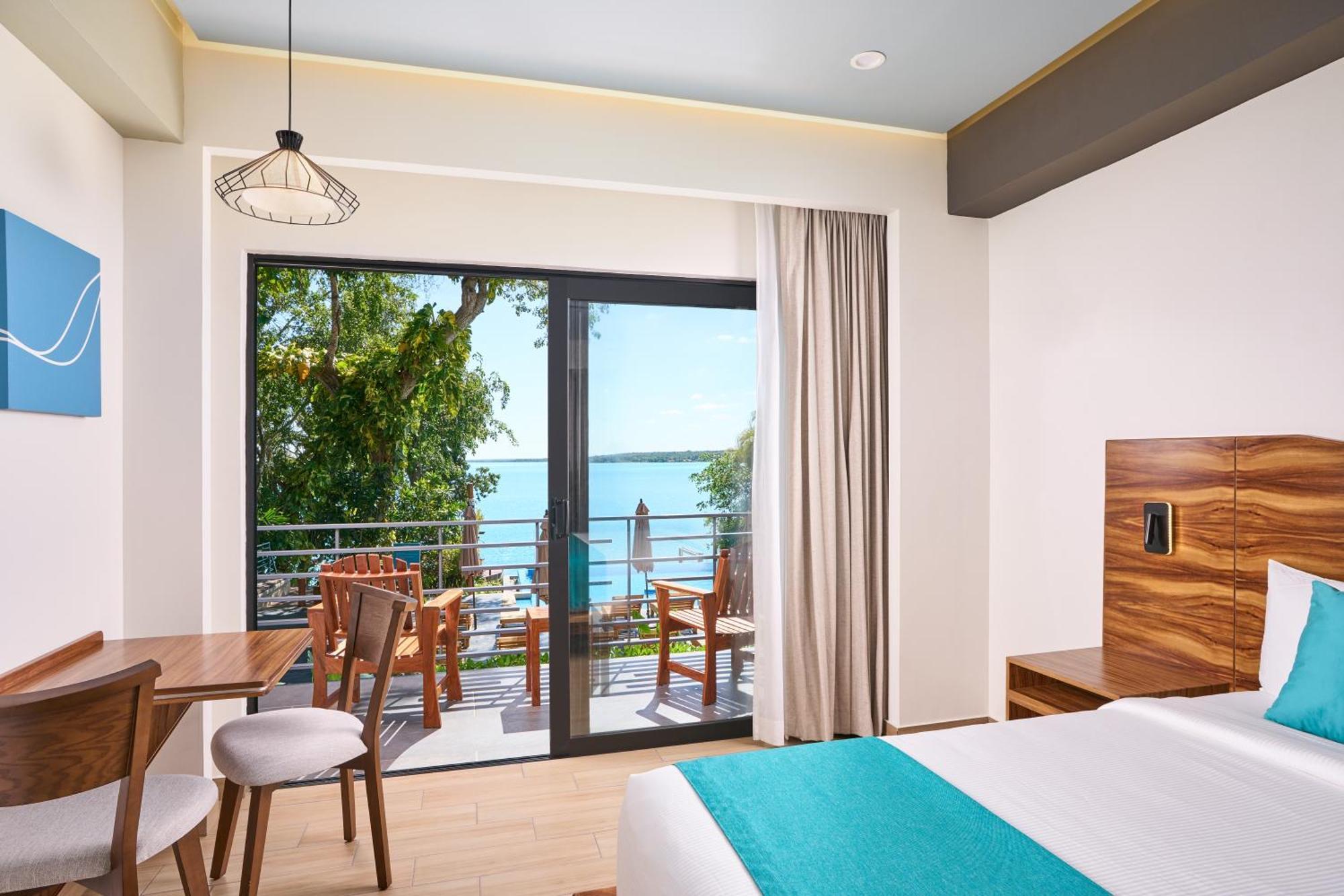 Cristalino Lagoon Front Hotel, Restaurant & Spa Бакалар Экстерьер фото