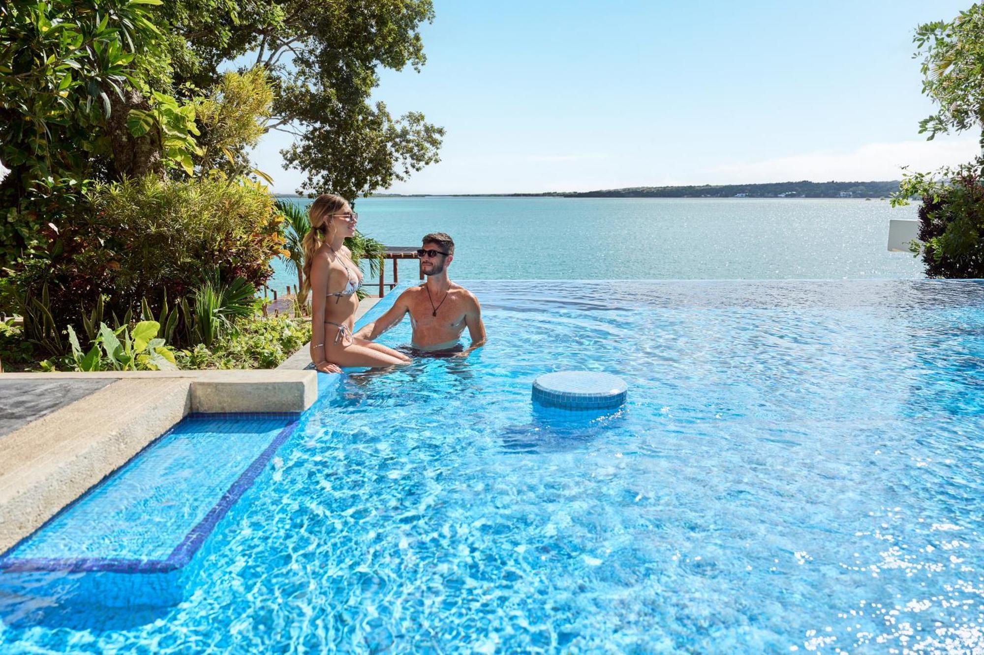 Cristalino Lagoon Front Hotel, Restaurant & Spa Бакалар Экстерьер фото