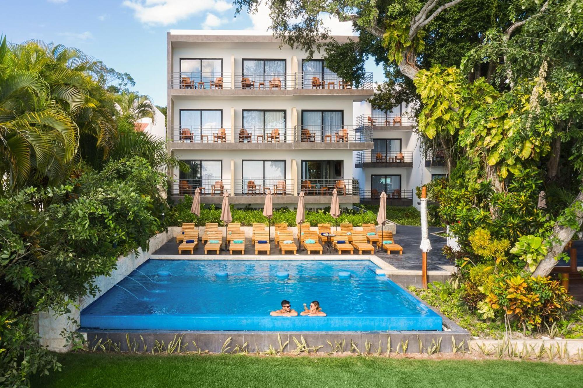 Cristalino Lagoon Front Hotel, Restaurant & Spa Бакалар Экстерьер фото