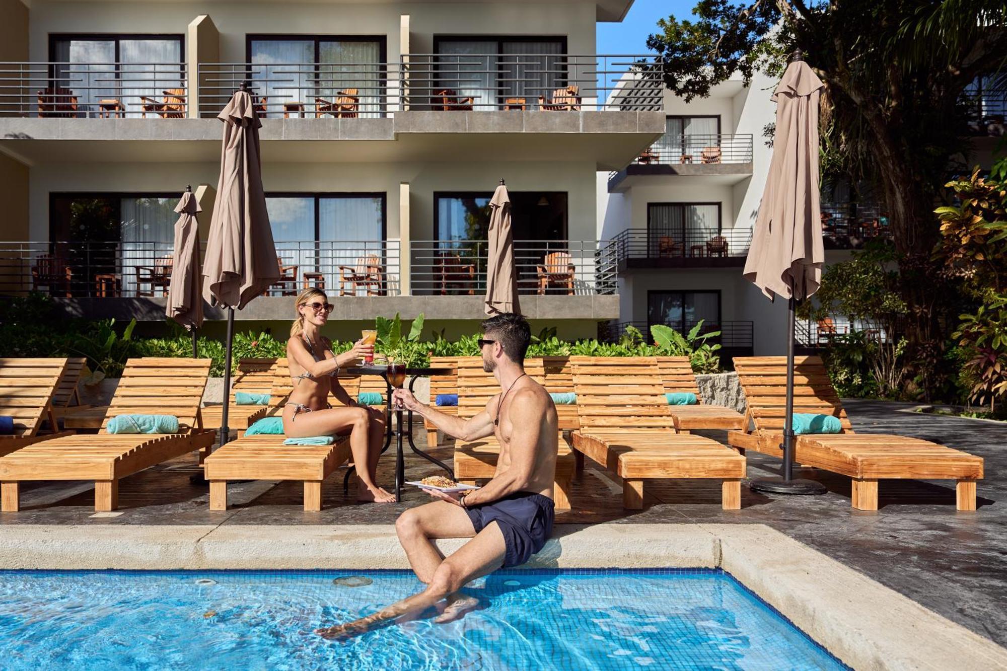Cristalino Lagoon Front Hotel, Restaurant & Spa Бакалар Экстерьер фото